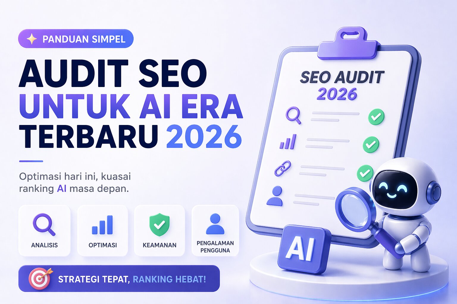 Strategi Audit SEO Berbasis Search Visibility Optimization untuk Meningkatkan Dominasi Peringkat di Era AI 2026 secara Sistematis dan Berkelanjutan