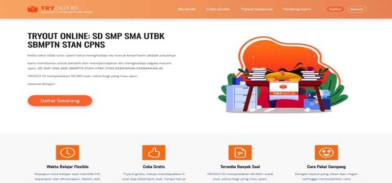 Tryout.id Aplikasi Edukasi Digital yang Banyak Digunakan Siswa di Indonesia